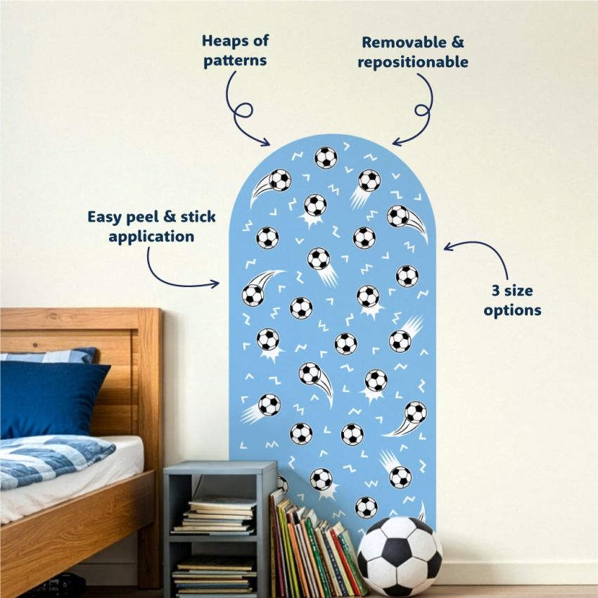 Tall Patterned Arch Wall Stickers gallery image №1