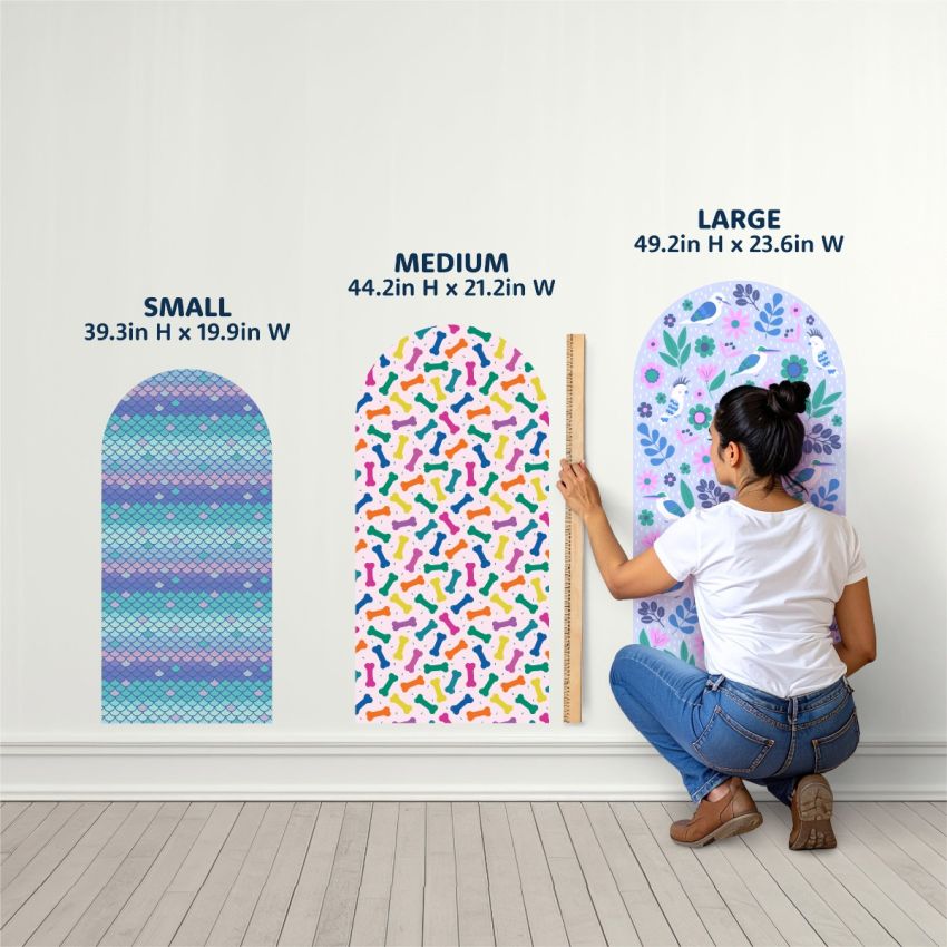 Tall Patterned Arch Wall Stickers gallery image №2