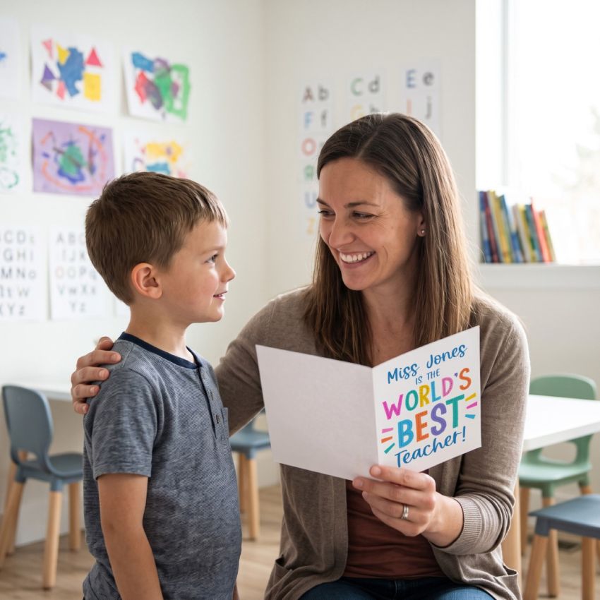 Teacher Thank You Card product preview image