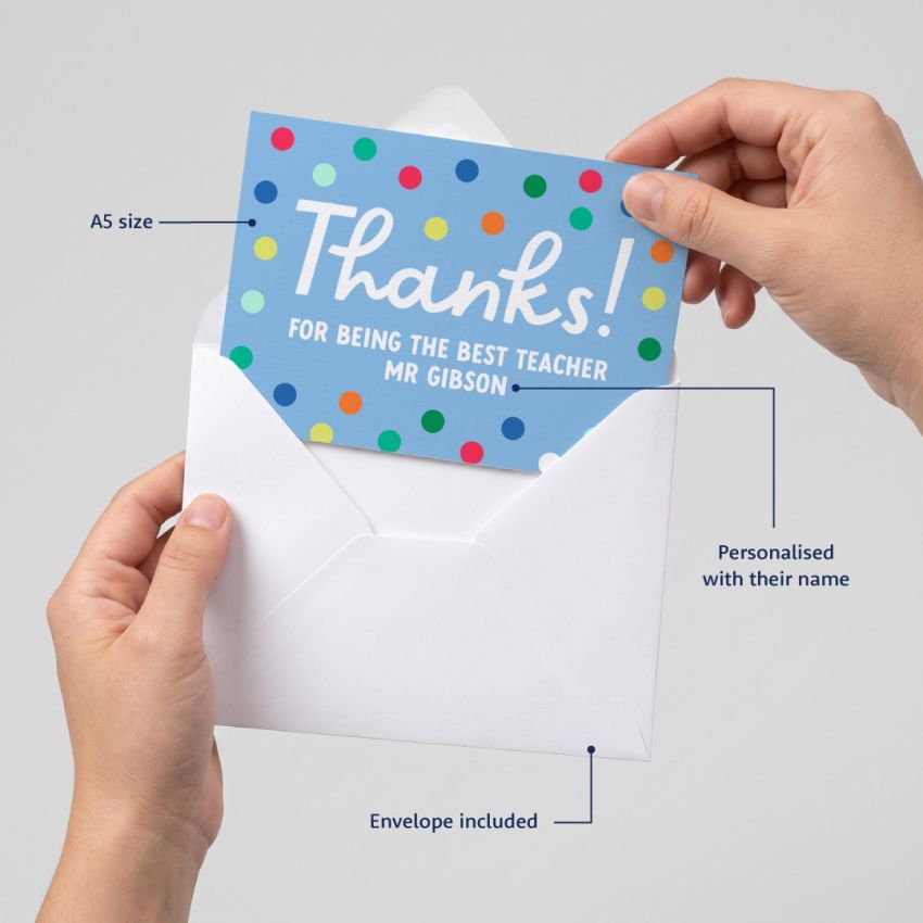 Teacher Thank You Card product preview image