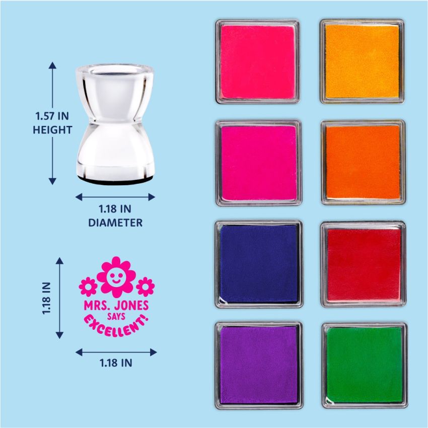 Teacher's Stamp & Ink Pad Set product preview image