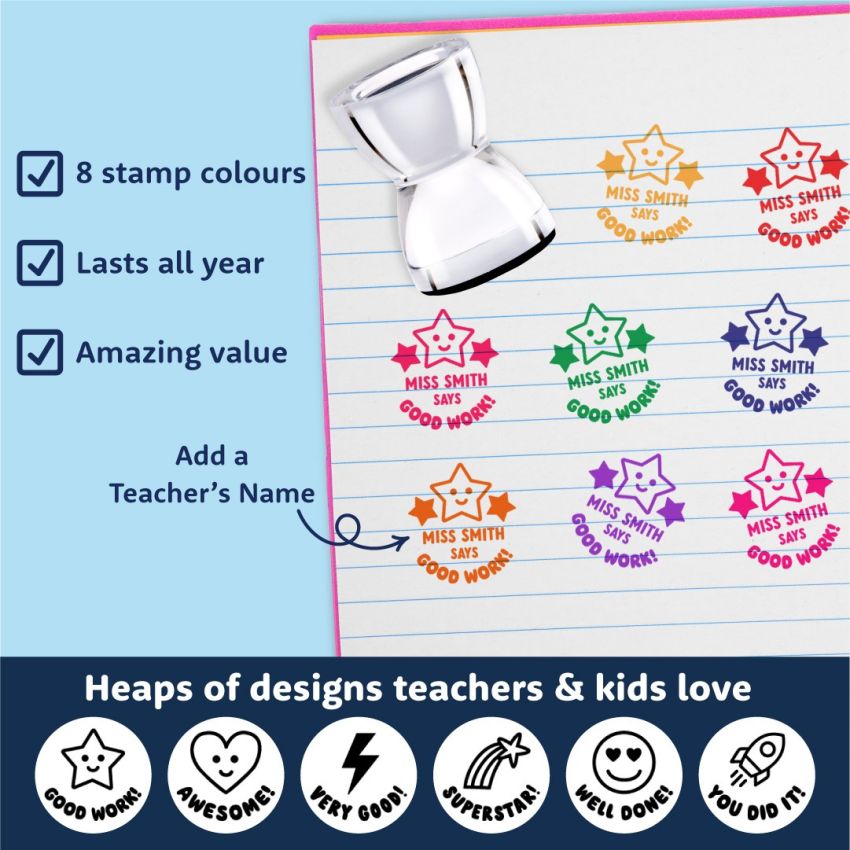 Teacher's Stamp & Ink Pad Set gallery image №1