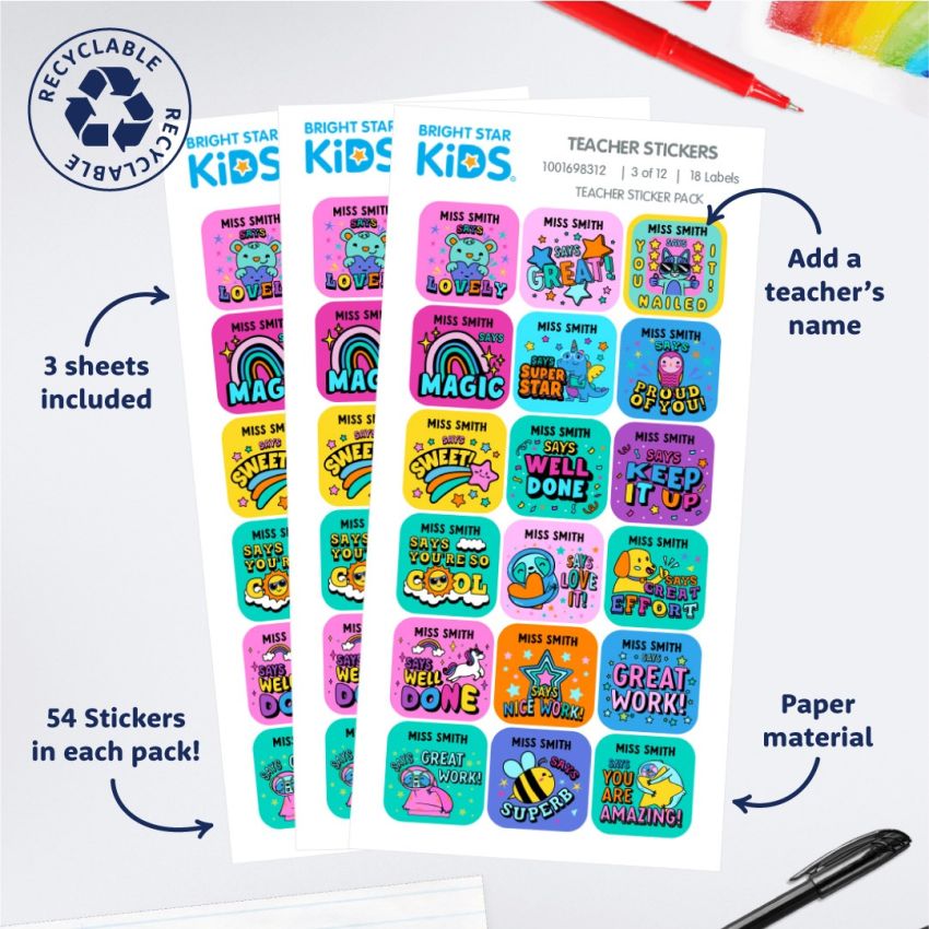 Teacher Sticker Pack product preview image