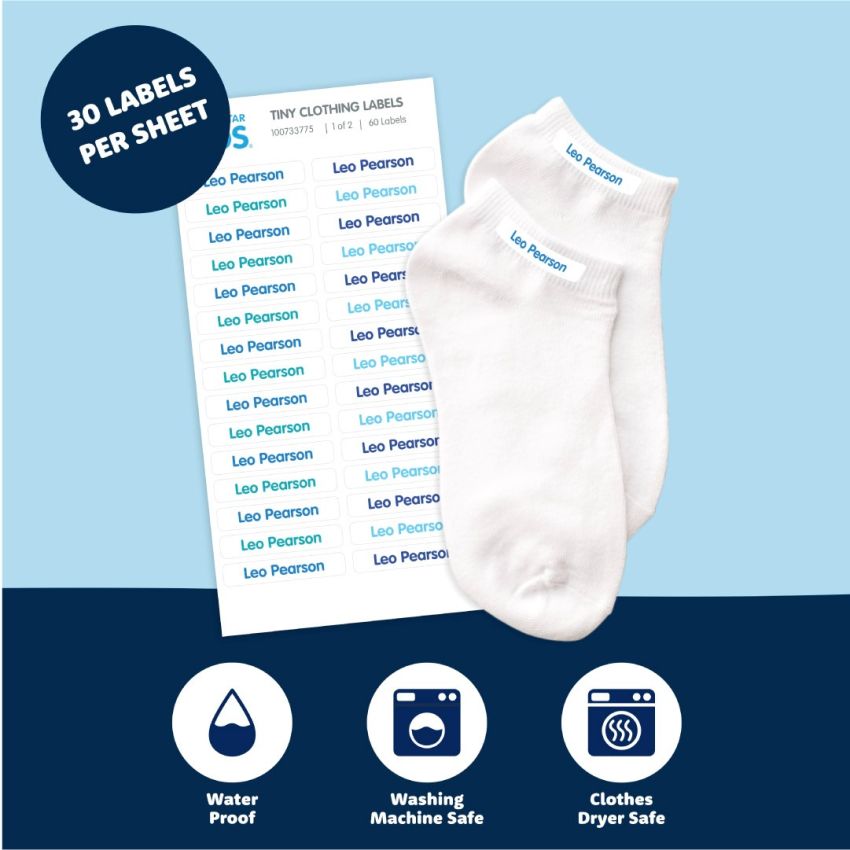 Tiny Clothing Name Labels gallery image №1
