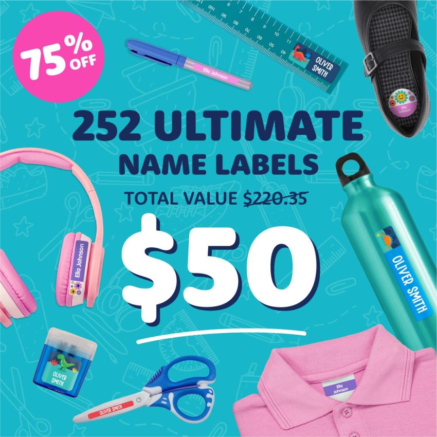 Name Labels | Name Stickers | Kids Labels
