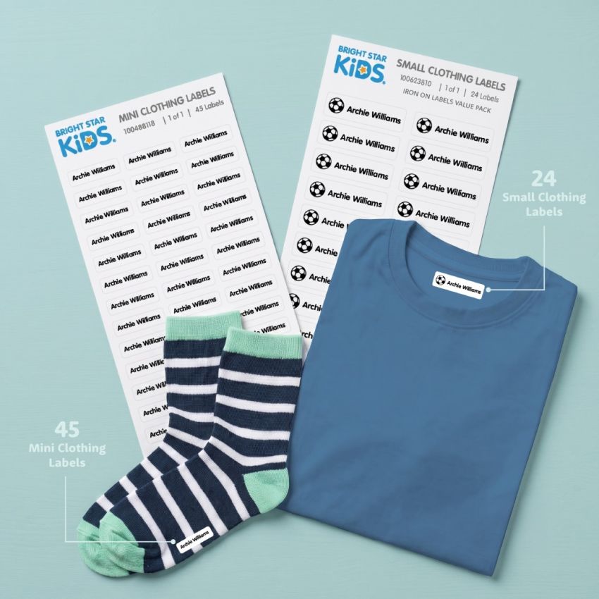 Iron On Name Labels Combo Pack product preview image