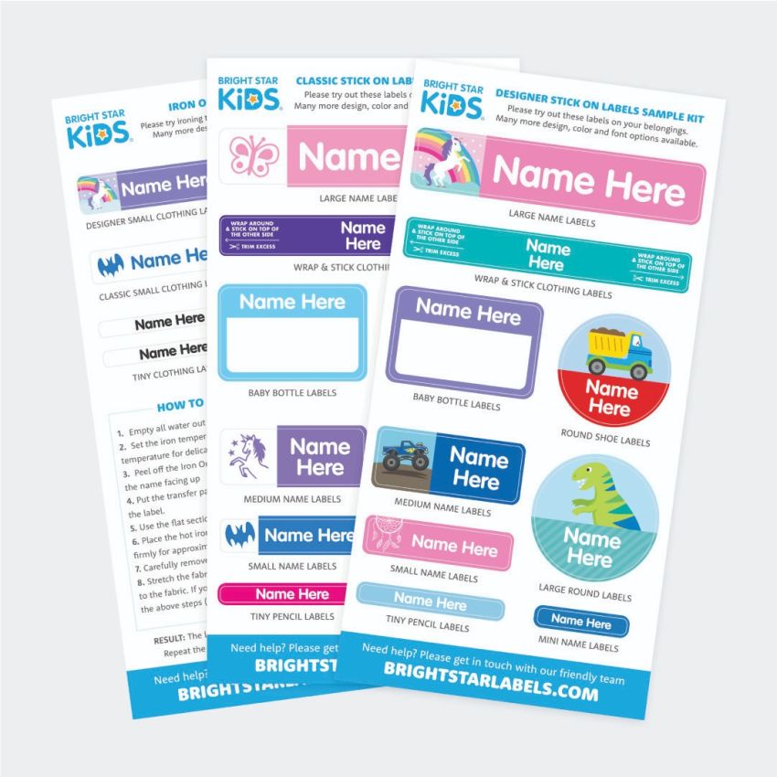 Name Label Sample Sheets gallery image №1