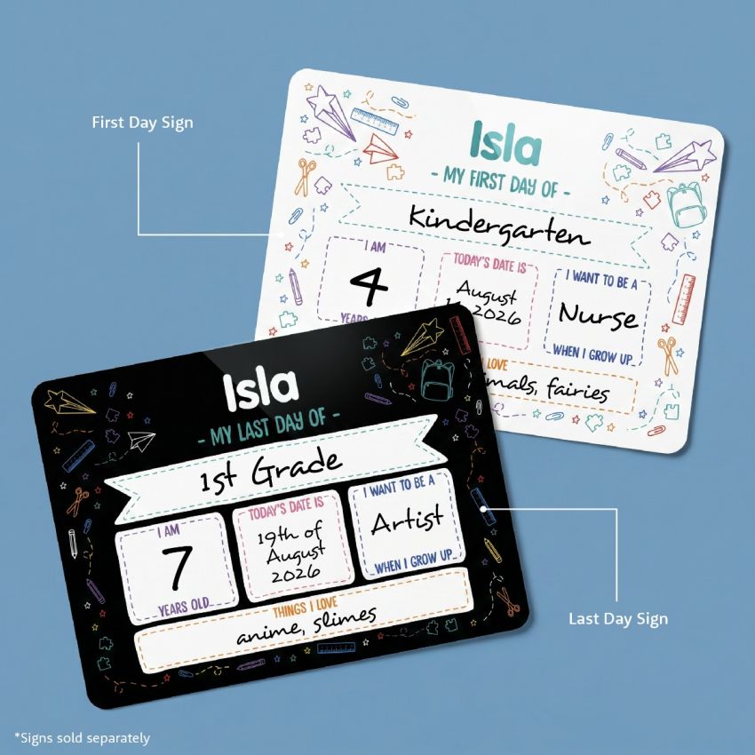 First Day Signs product preview image