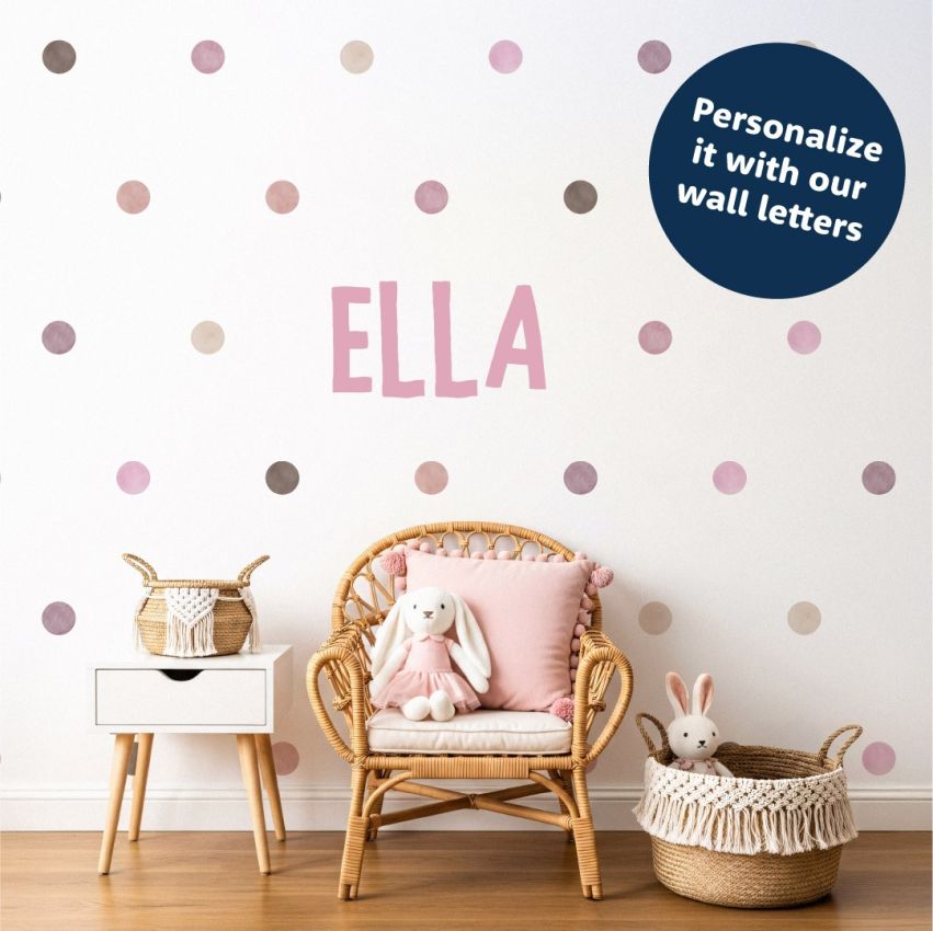 Watercolor Dots Wall Stickers product preview image
