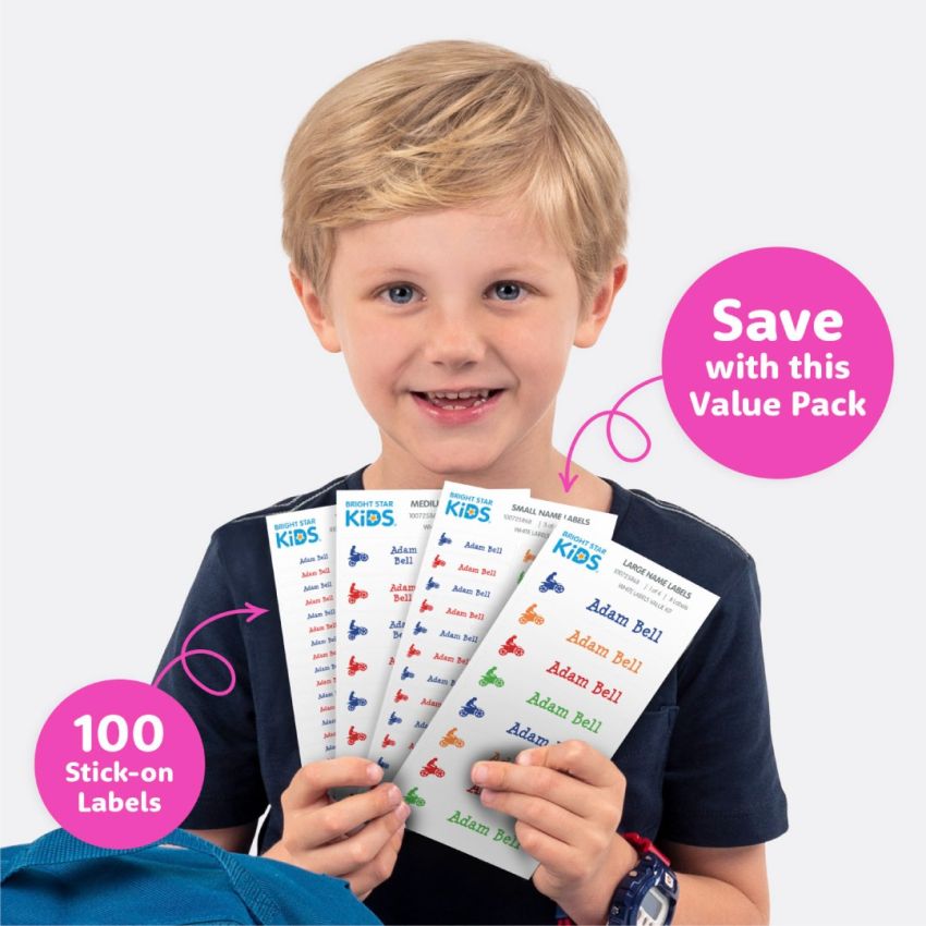 White Name Labels Combo Pack product preview image