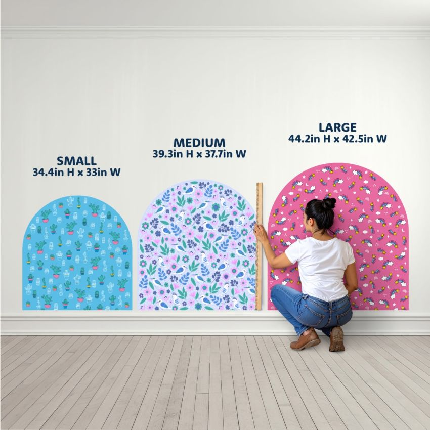 Wide Patterned Arch Wall Stickers gallery image №4