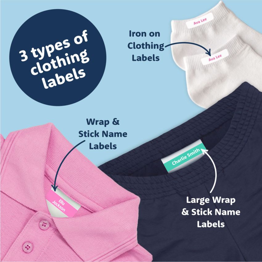 Stick & Go Clothing Tags product preview image