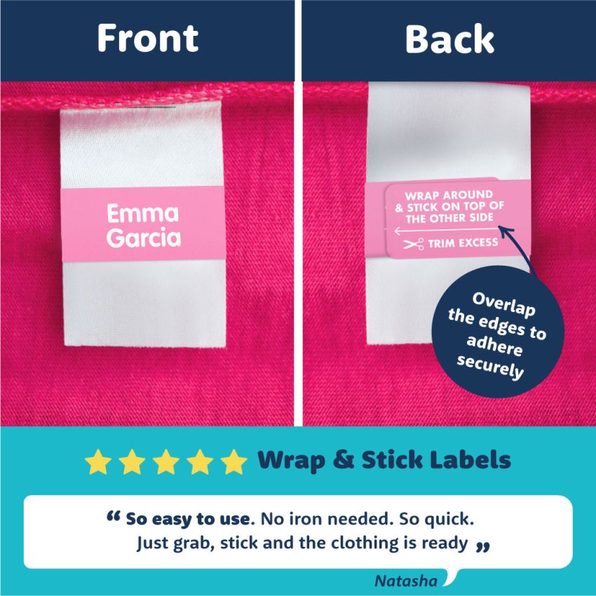 Stick & Go Clothing Tags product preview image