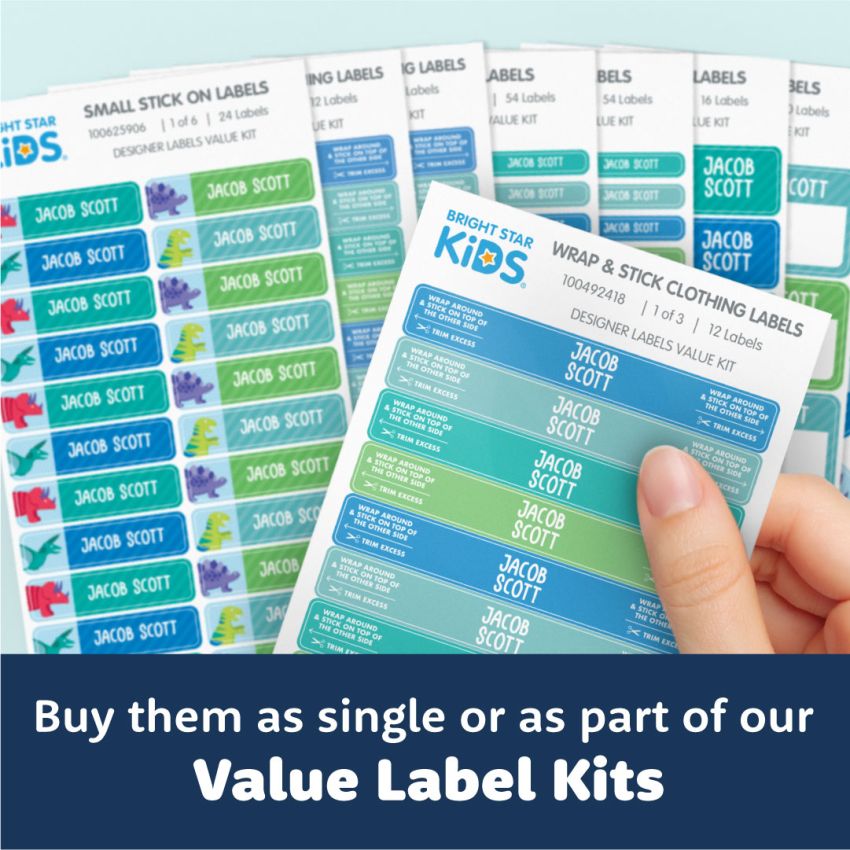 Stick & Go Clothing Tags product preview image