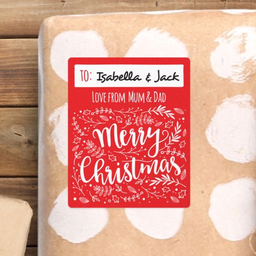 Personalized Christmas Gift Labels