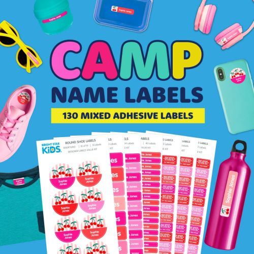 Camp Name Labels Combo Pack
