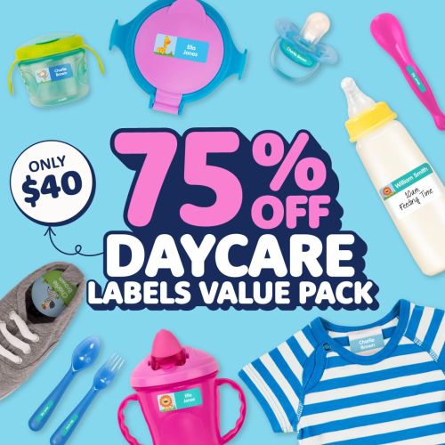 Daycare Name Labels Combo Pack