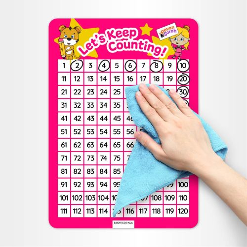 Pevan & Sarah Dry Erase Hundreds Chart