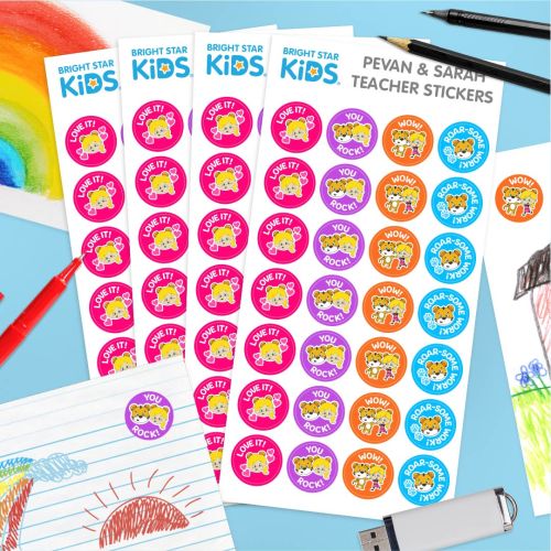 Pevan & Sarah Teacher Stickers