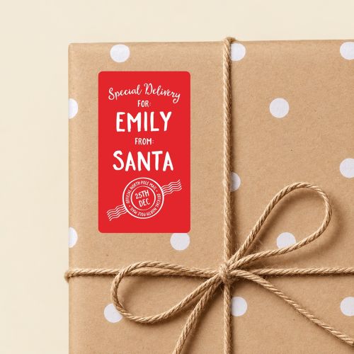 Santa Gift Labels