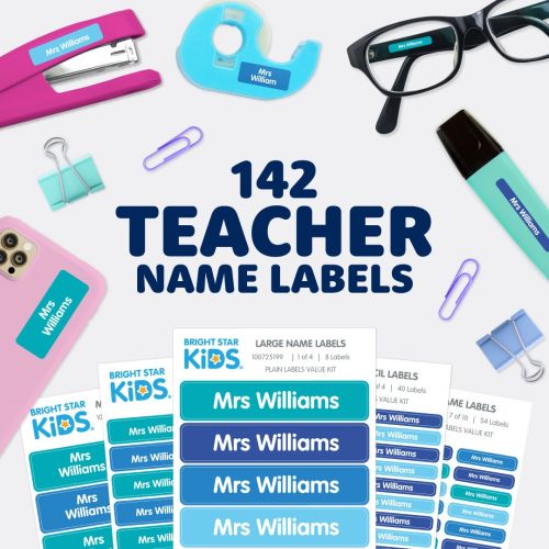 Teacher Name Labels Value Pack
