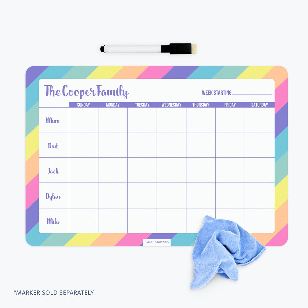 Dry Erase Family Planner