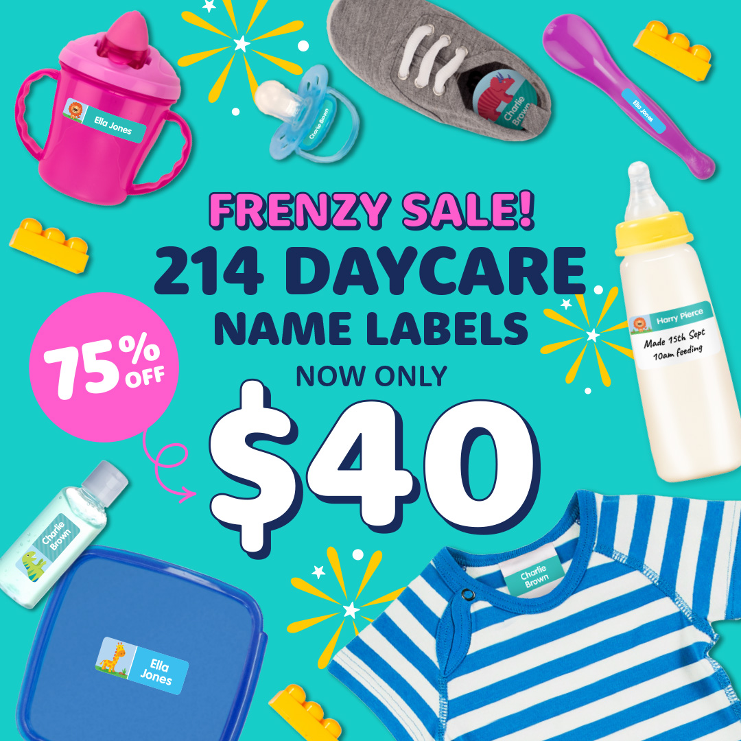 Daycare Name Labels Value Kit