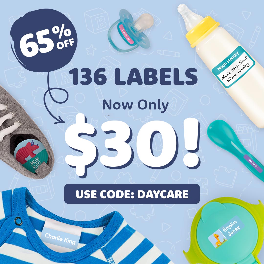 Daycare Name Labels Value Kit