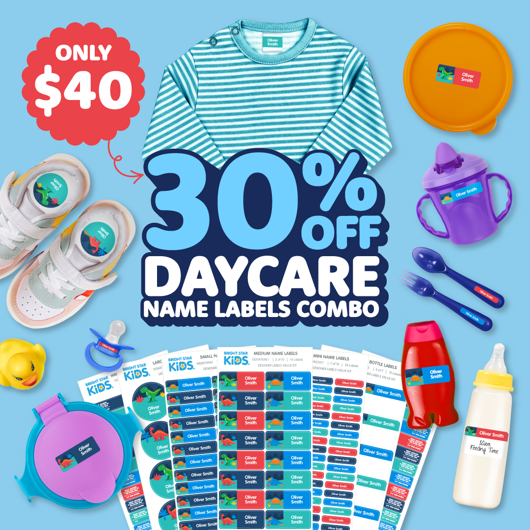 Daycare Name Labels Combo Pack