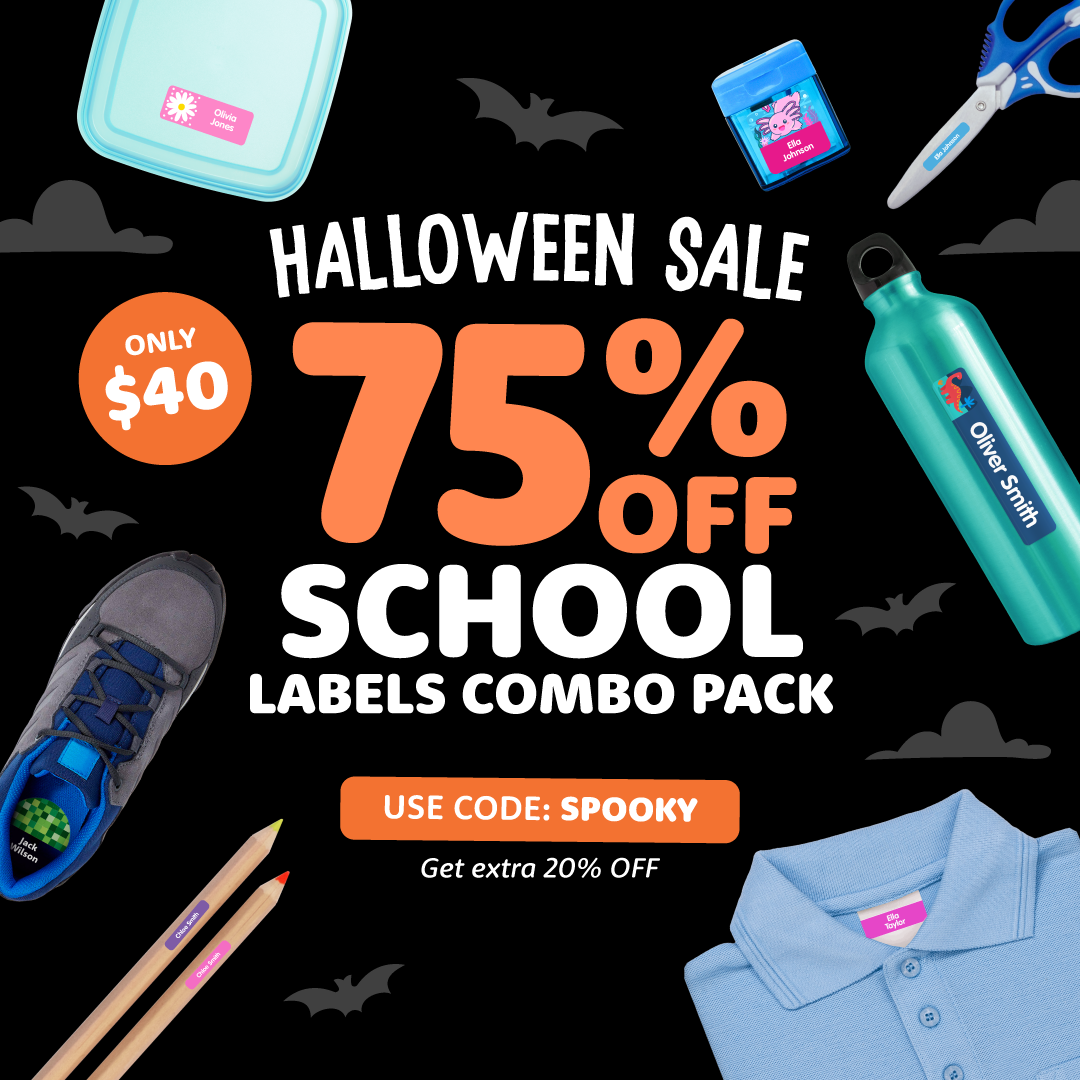 School Name Labels Combo Pack