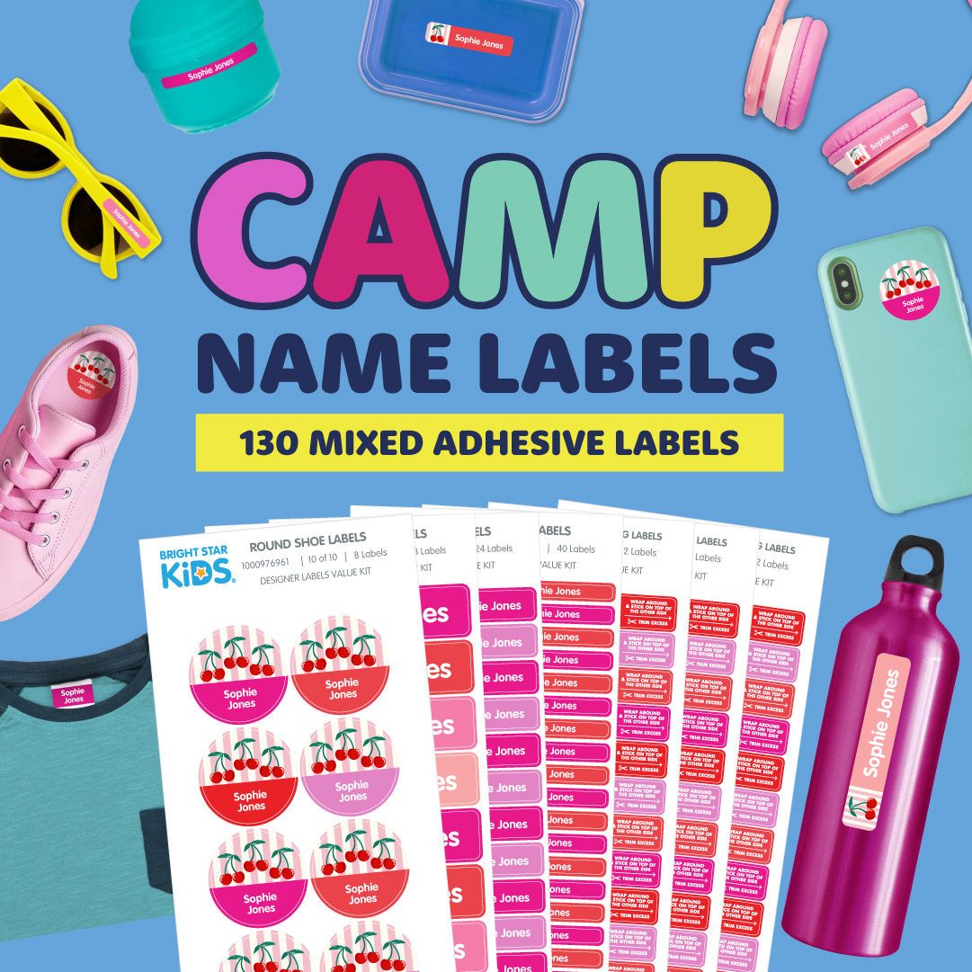Camp Name Labels Combo Pack