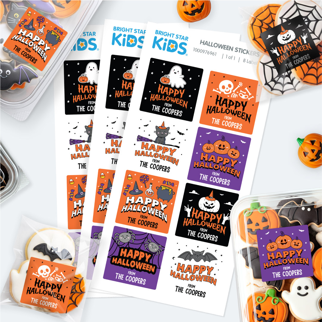 Custom Halloween Stickers