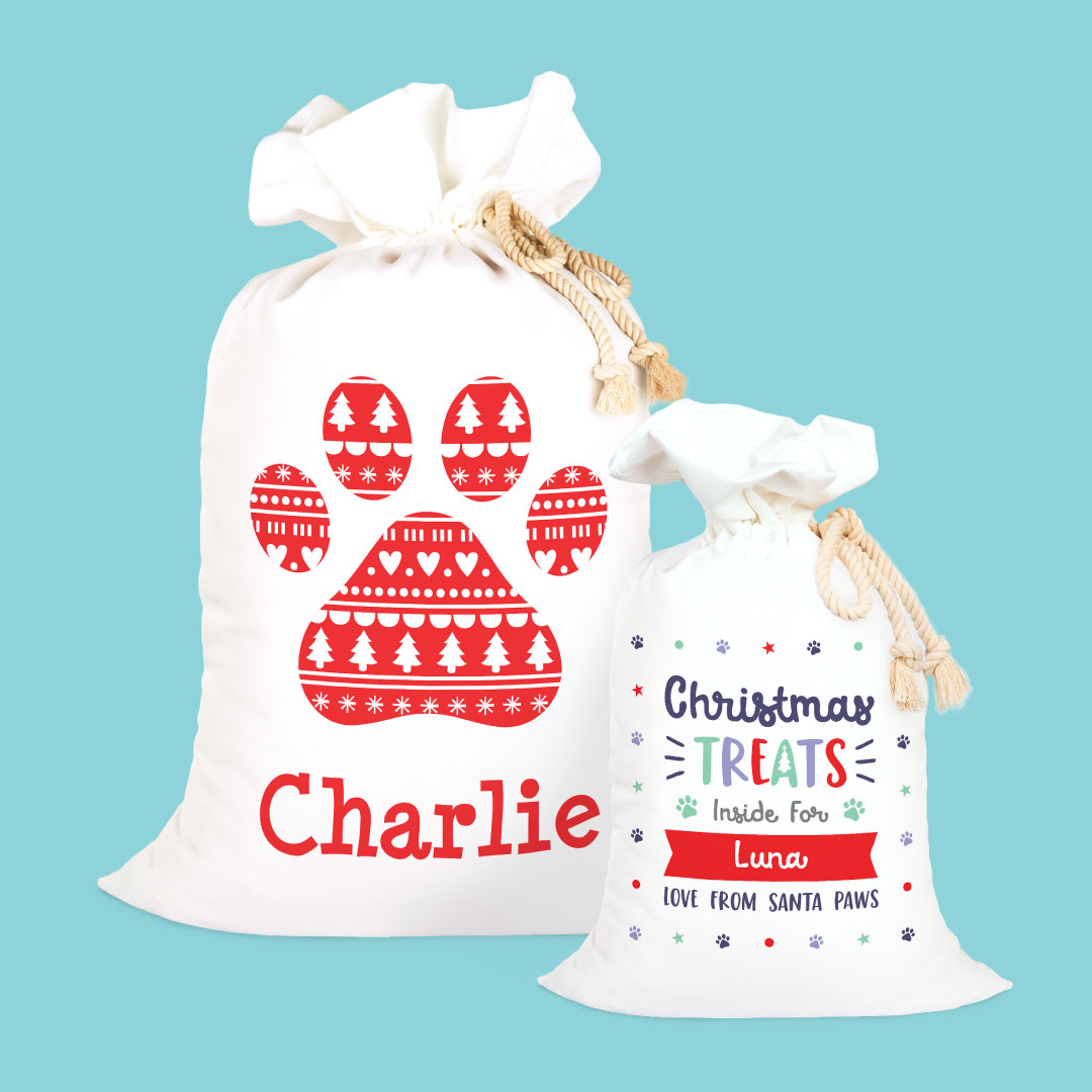 Pet Santa Sacks