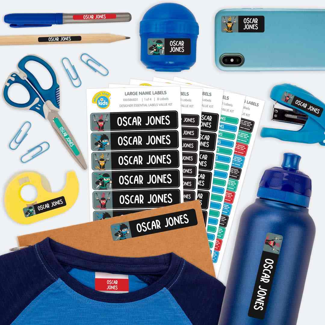 Designer Essential Name Labels Combo Pack