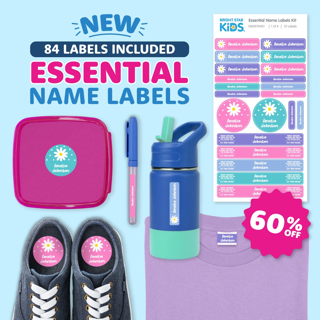 Essential Name Labels Combo Pack 
