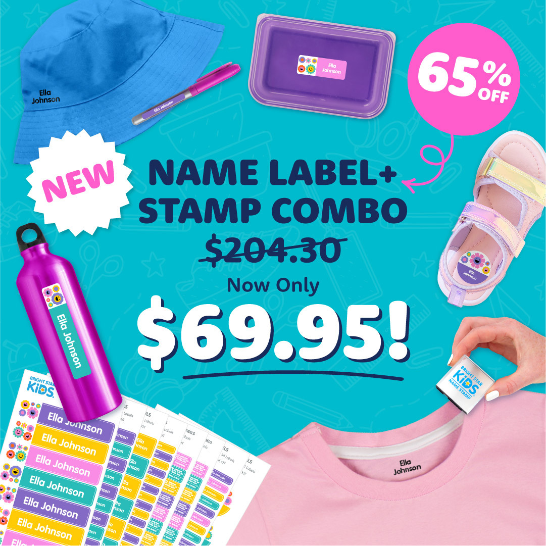 Name Label & Stamp Combo Pack