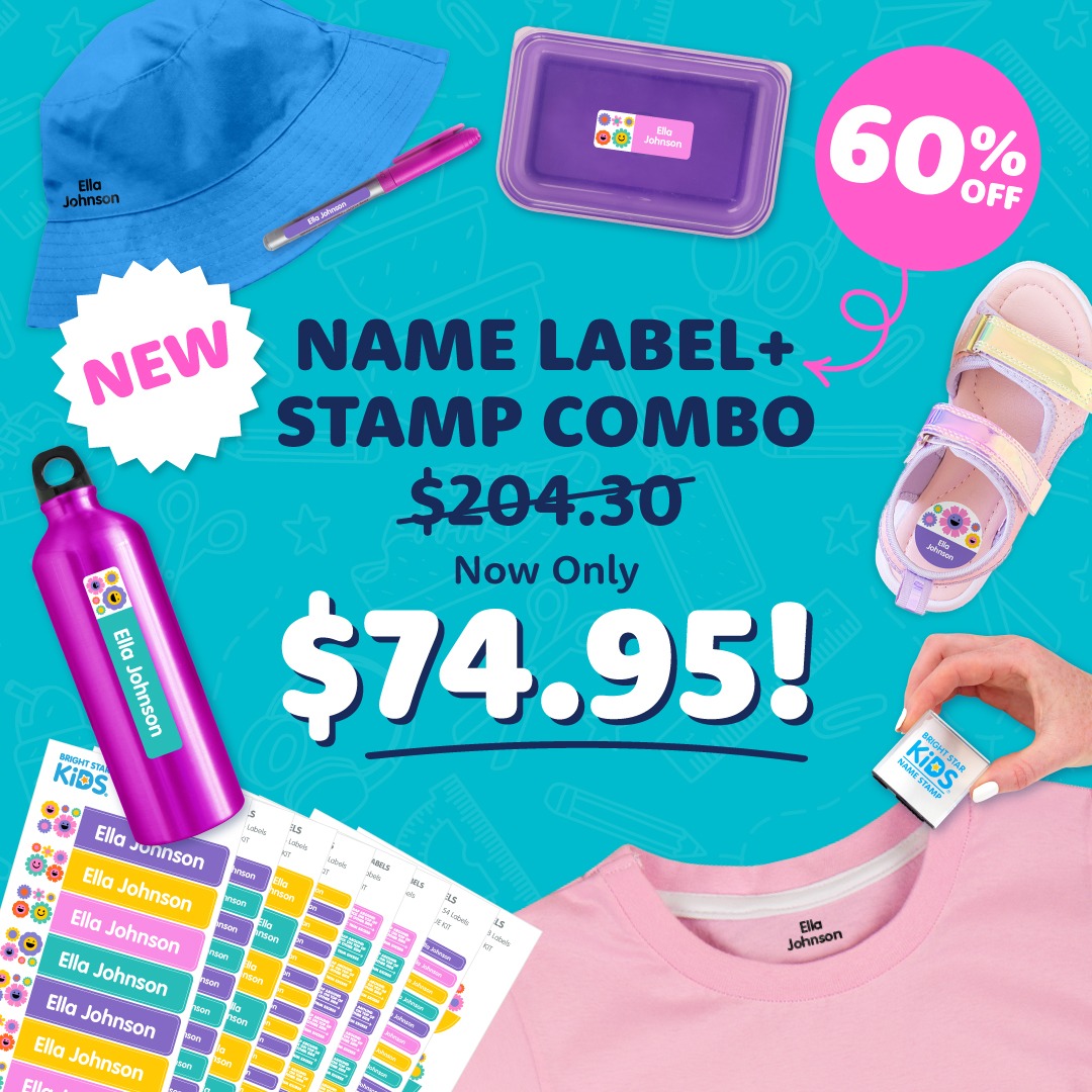 Name Label & Stamp Combo Pack