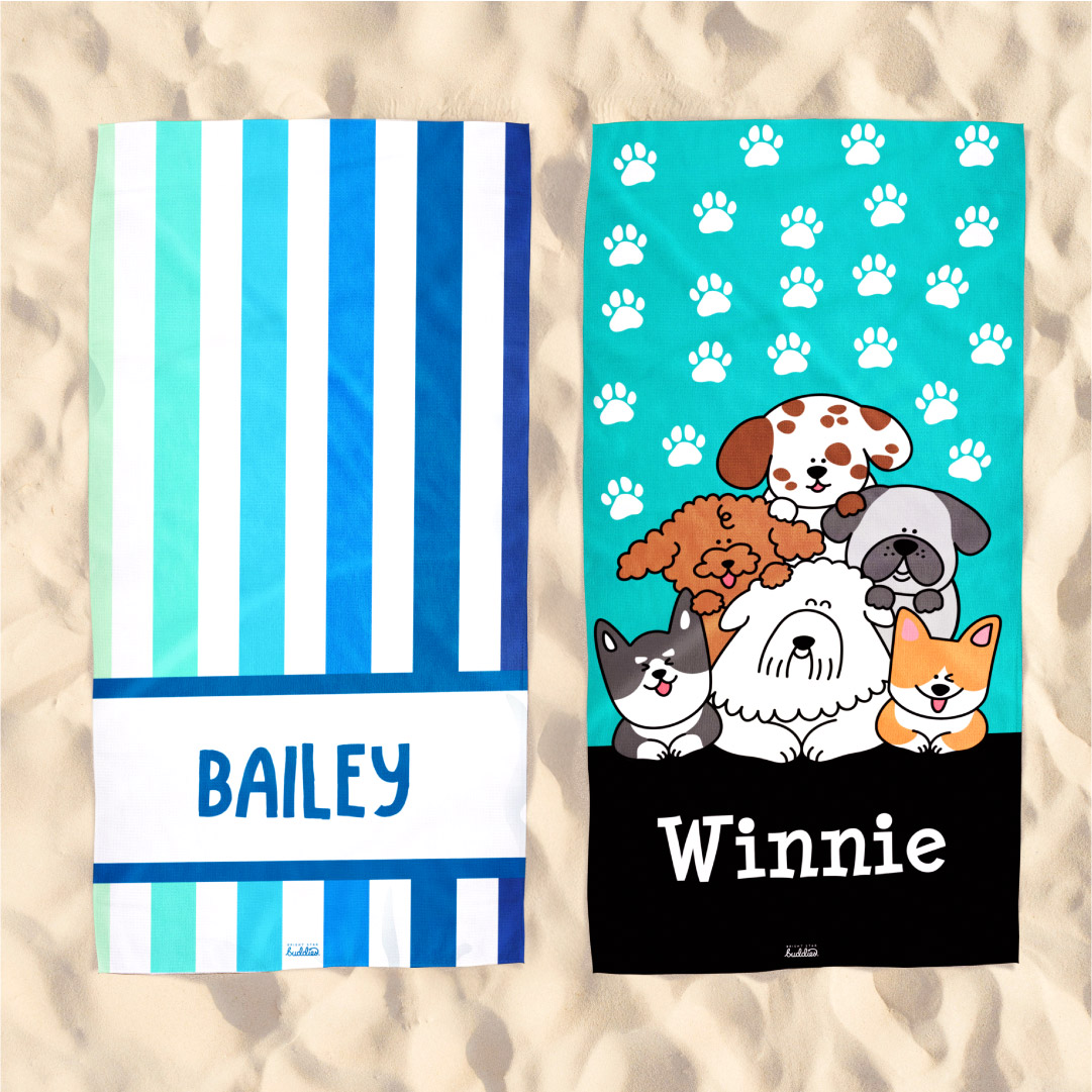 Personalised Dog Towel