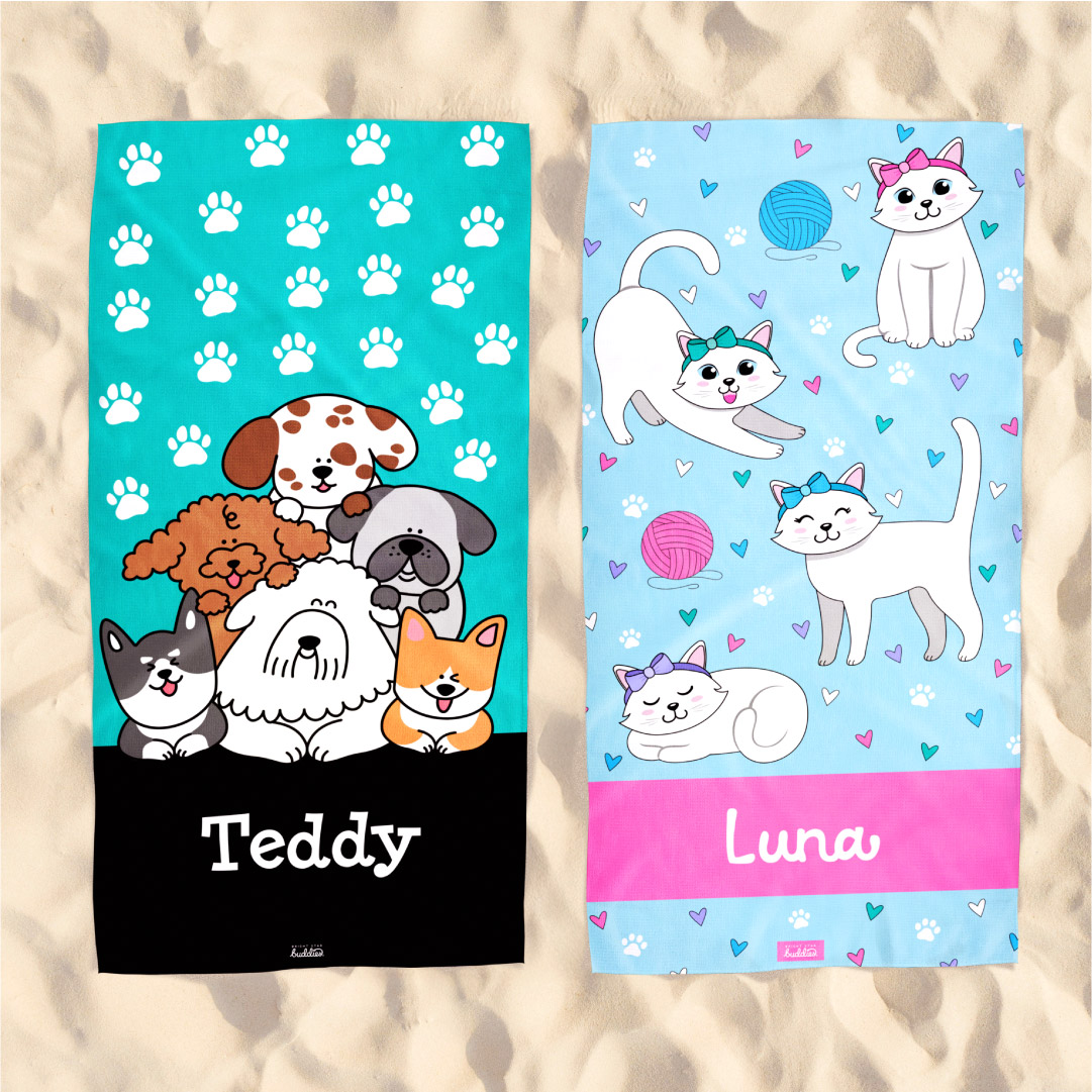 Personalised Dog Towel