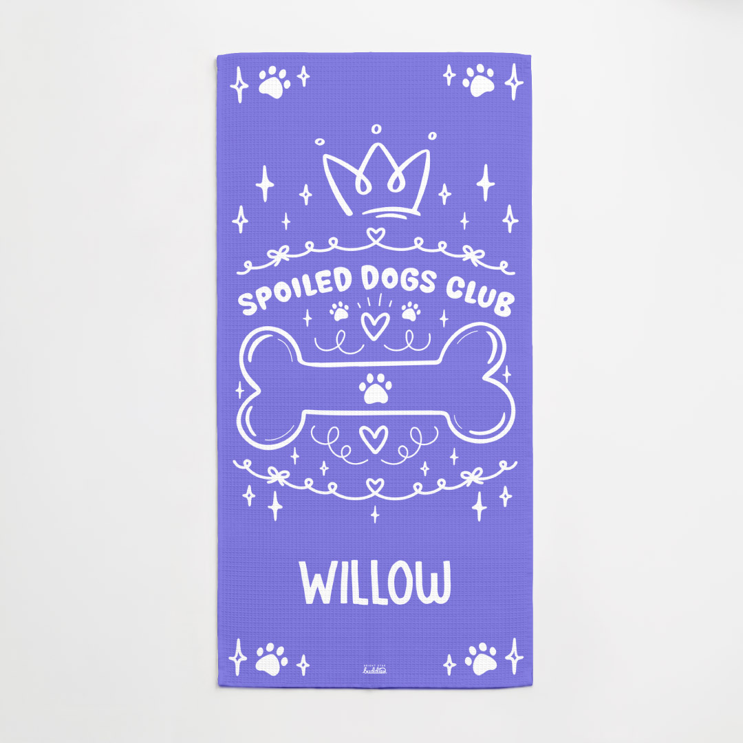 Personalised Dog Towel