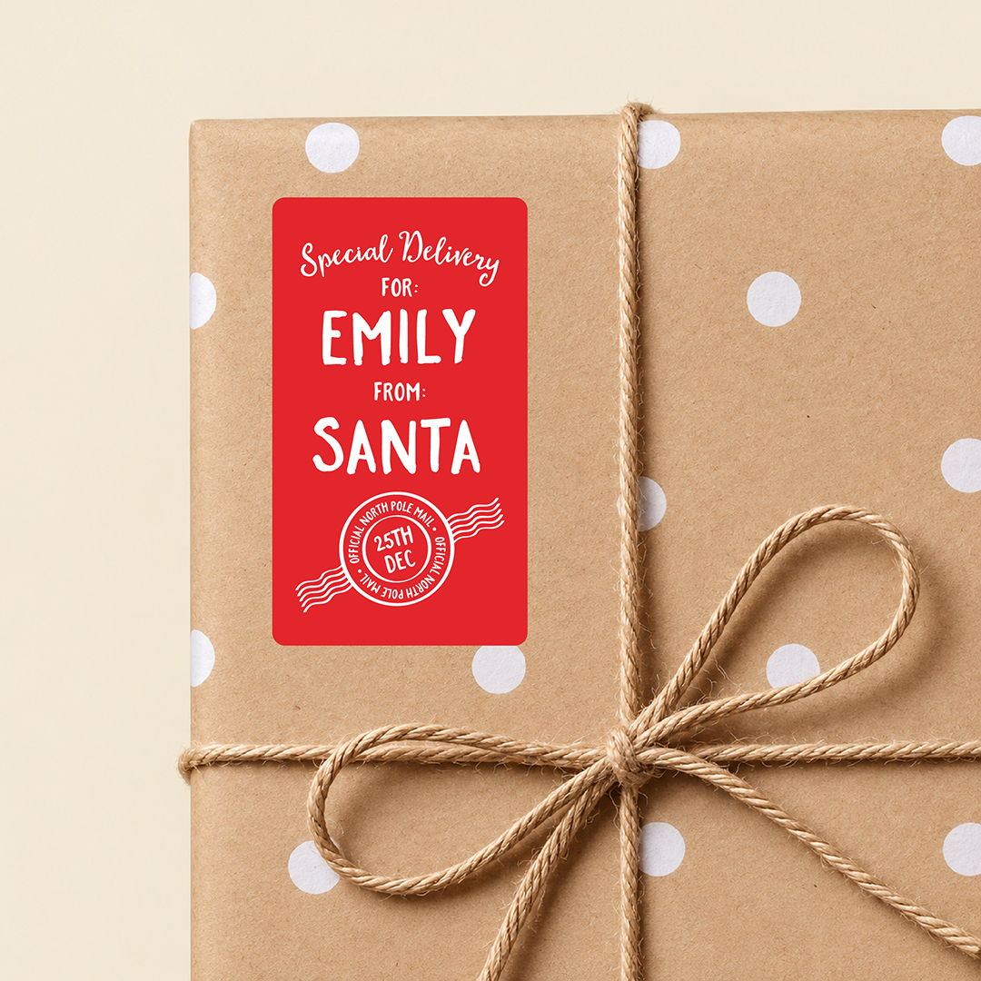 Personalized Santa Gift Labels