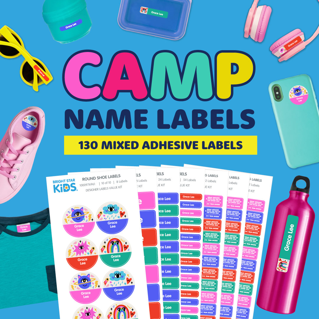 Camp Name Labels Combo Pack