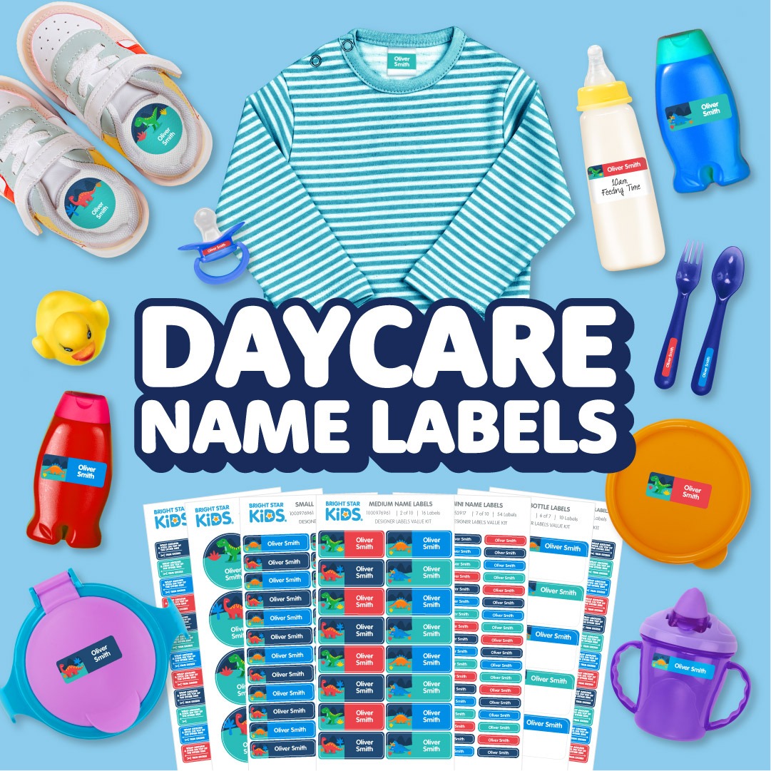 Daycare Name Labels Combo Pack