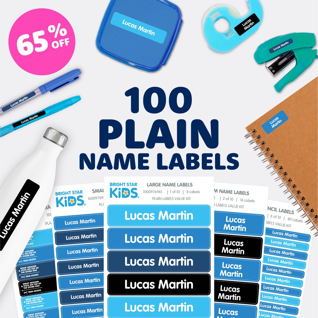 Plain Name Labels Value Kit