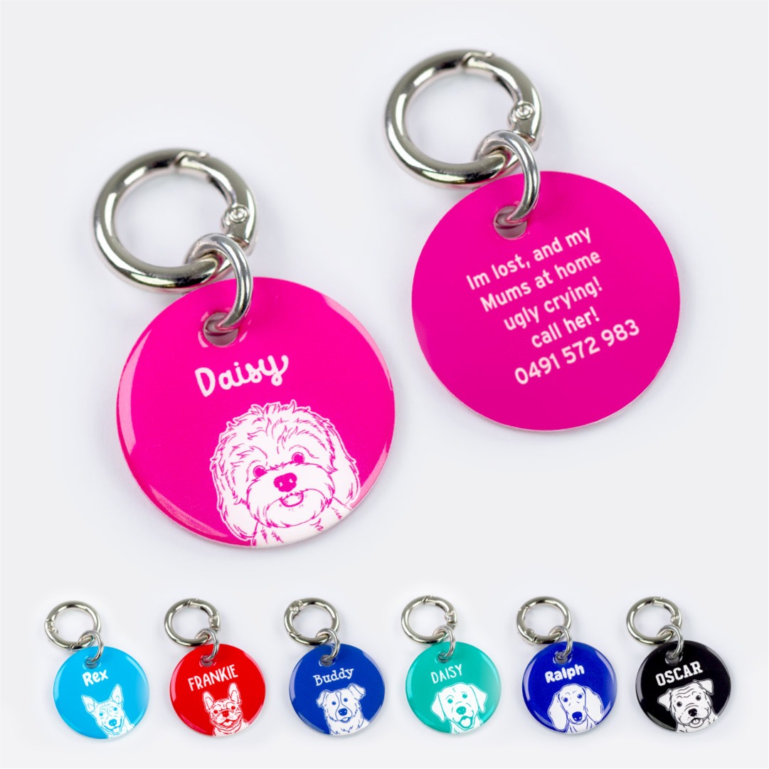 Premium Dog Portrait Tags