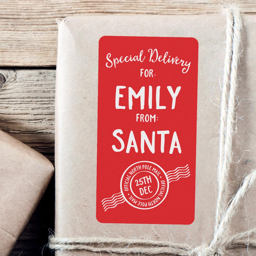 Personalized Santa Gift Labels