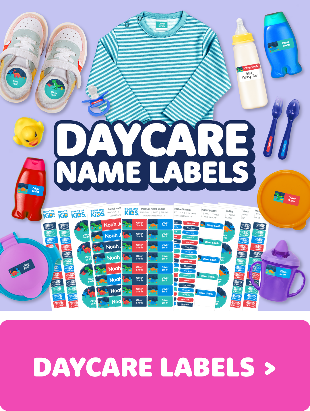 Shop daycare name labels now! Shop daycare name labels now!