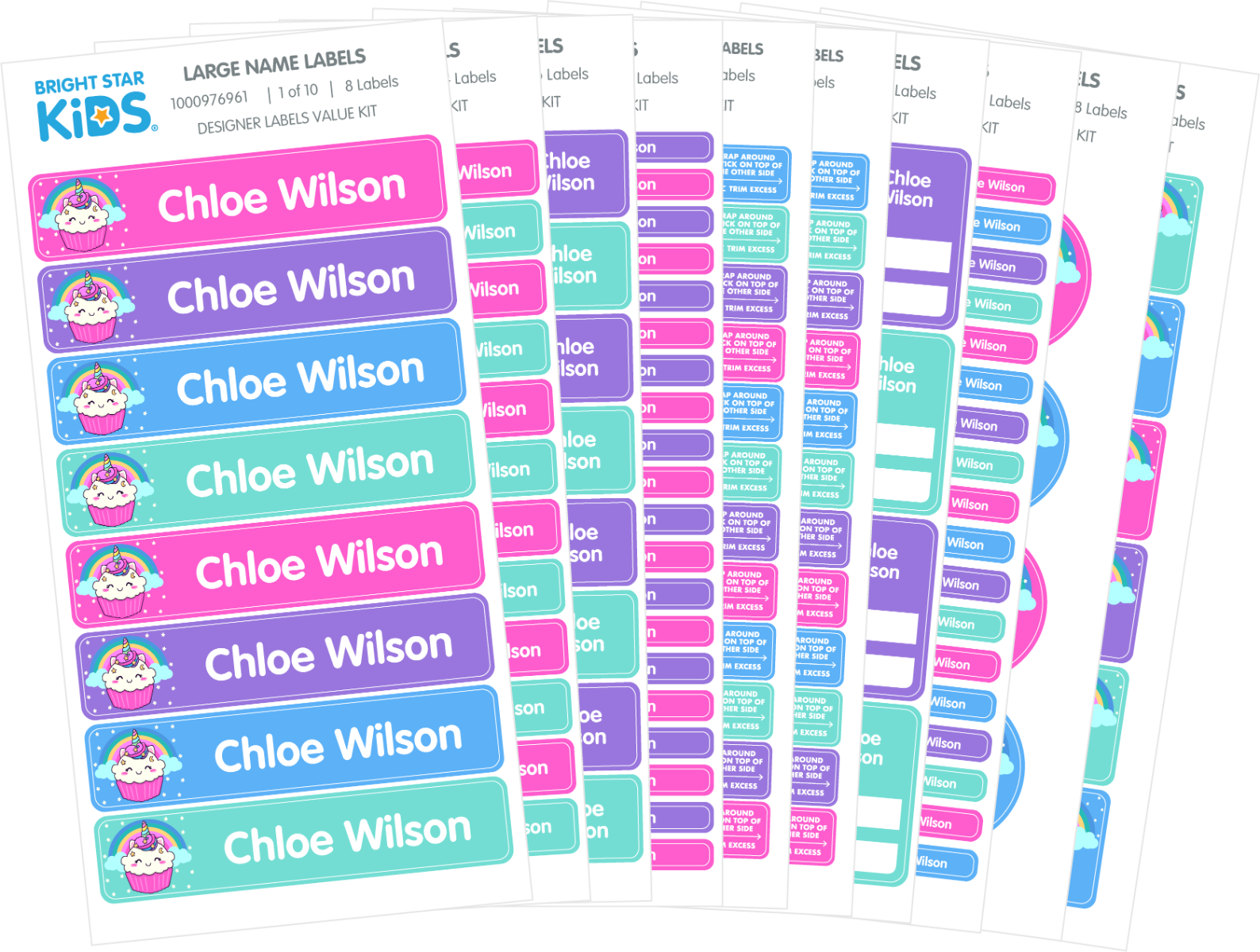 75% discount on labels through buying as a Value Kit